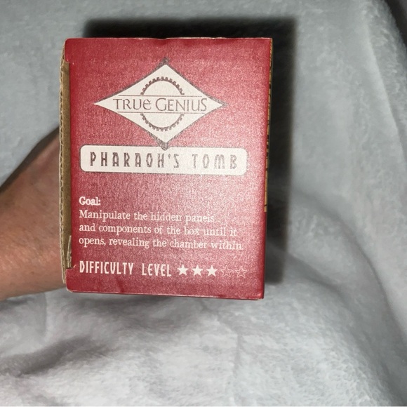 TRUE GENIUS PHAROAH'S TOMB WOOD BRAINTEASER PUZZLE BOX - U. BRAND NEW IN BOX! - Picture 4 of 16